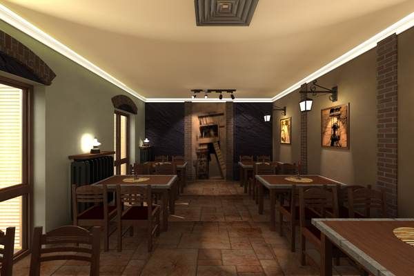 Wnętrze restauracji Barbórka